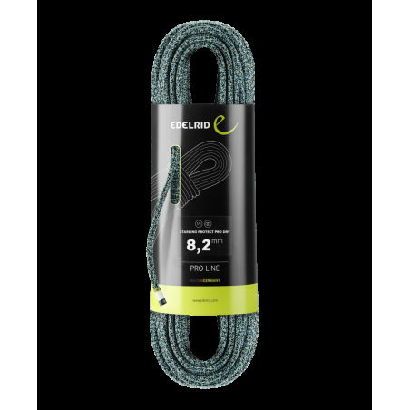 Edelrid - Starling Protect PRO DRY 8,2mm, mezza corda rinforzata kevlar