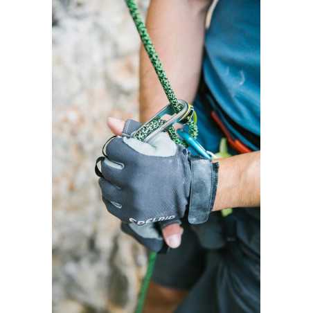 Edelrid - Work Gloves Open II, guanti da sicura, ferrata