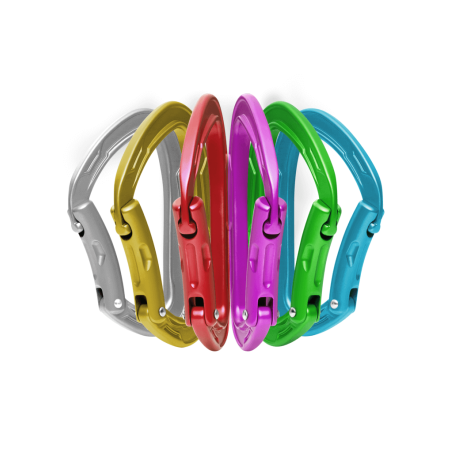 Edelrid - Mission Sixpack, 6er-Set farbige Karabiner