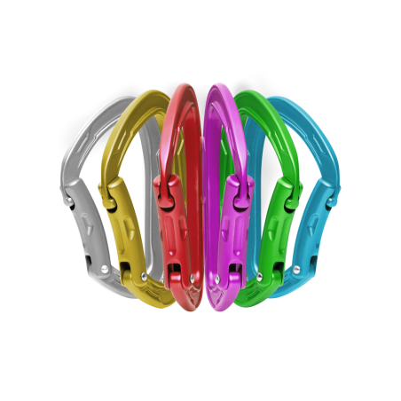 Buy Edelrid - Mission Sixpack, Set of 6 colored carabiners up MountainGear360