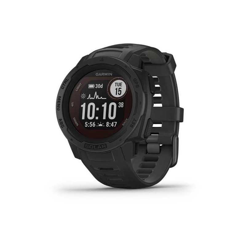 GARMIN - Instinct Solar Graphite, montre multisports