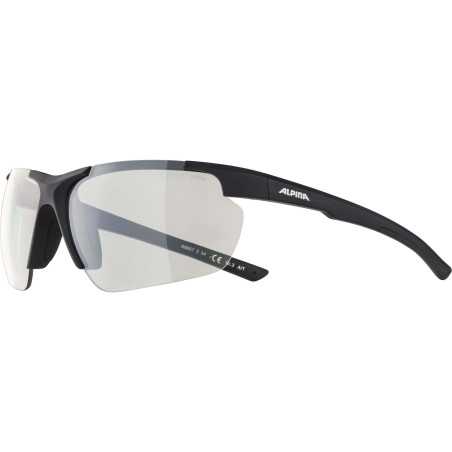 Alpina - Defey HR, Black Matt sports glasses