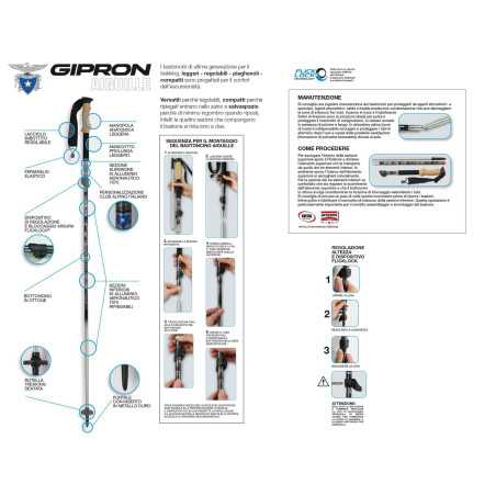 Gipron - Aiguille CAI, bastoncini trekking