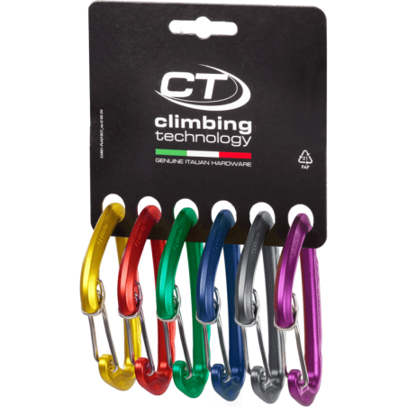 Climbing Technology - Berry Pack 6 mosquetones de colores