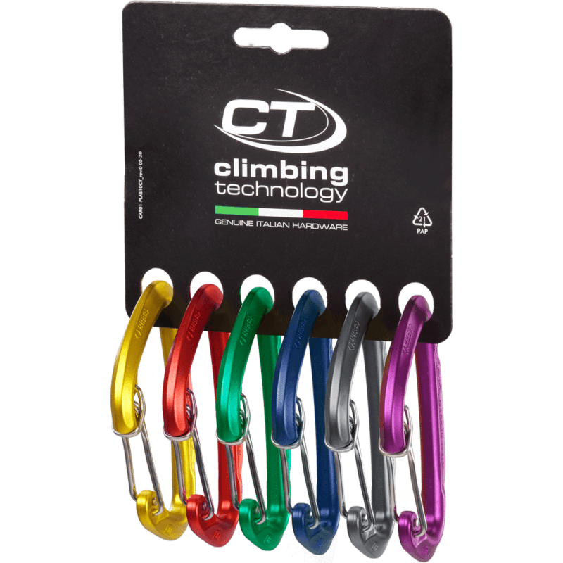 Buy Climbing Technology - Berry Pack 6 colored carabiners up MountainGear360