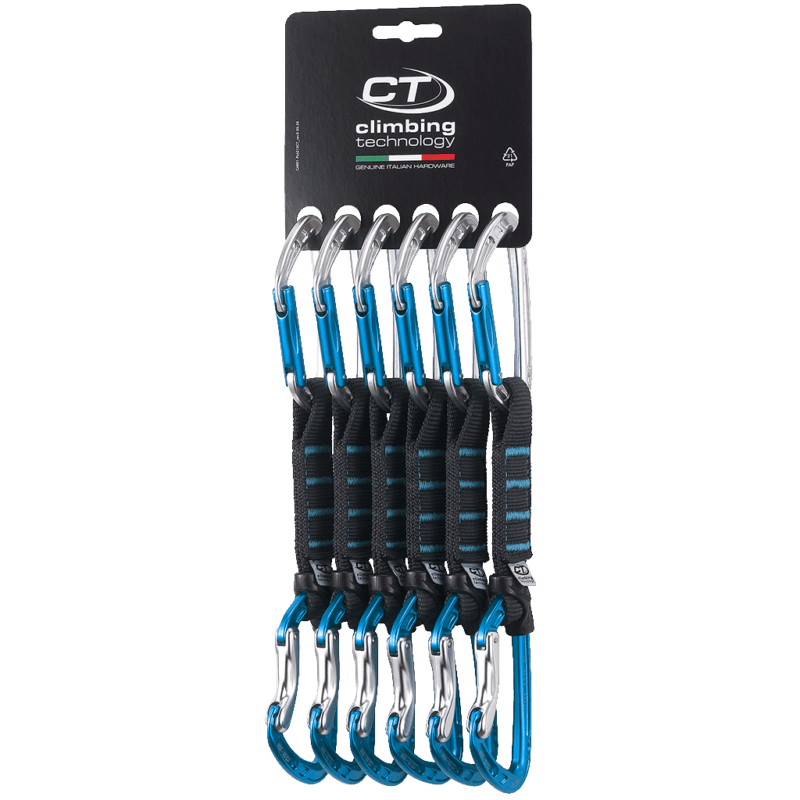 Climbing Technology - Aerial PRO 12cm Tapered nylon SET 6 dégaines