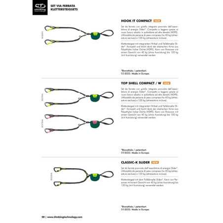 Climbing Technology - Kit VF Evo E, kit via ferrata