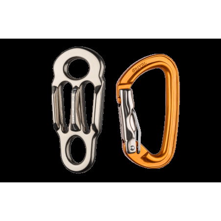 Grivel - Kit de tornillos K3L con mosquetón Plume Wirelock