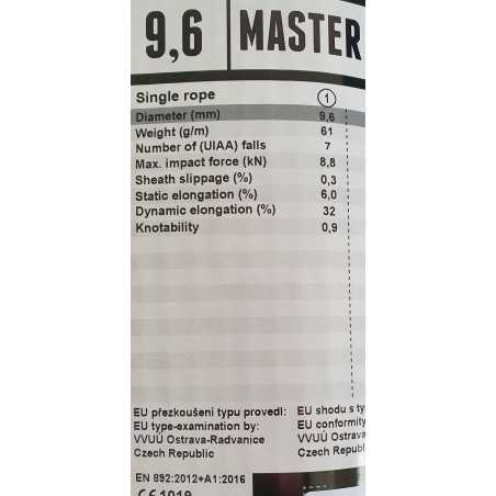 Comprar Tendon - Master Dynamic 9,6, cuerda completa arriba MountainGear360