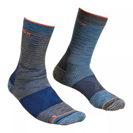Ortovox - Alpinist Mid gris oscuro, calcetines de montañismo para hombre