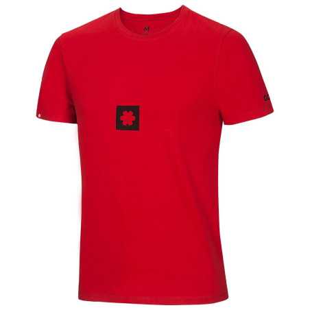 Comprar Ocun - Logo Tee men Garnet Red, camiseta para hombre arriba MountainGear360