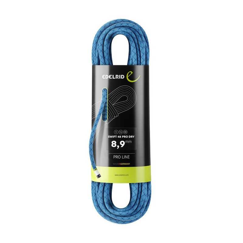 Edelrid - Swift 48 Pro Dry 8,9mm, corde trois certifications