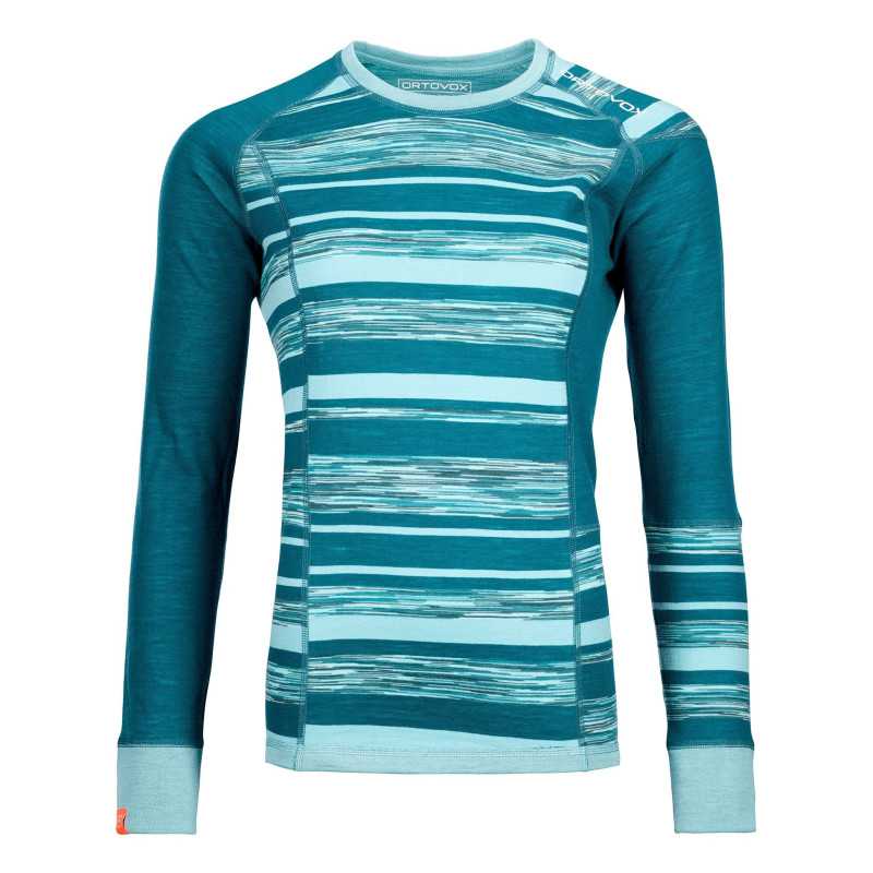 Buy Ortovox - 210 Supersoft Long Sleeve W Pacific Green up MountainGear360