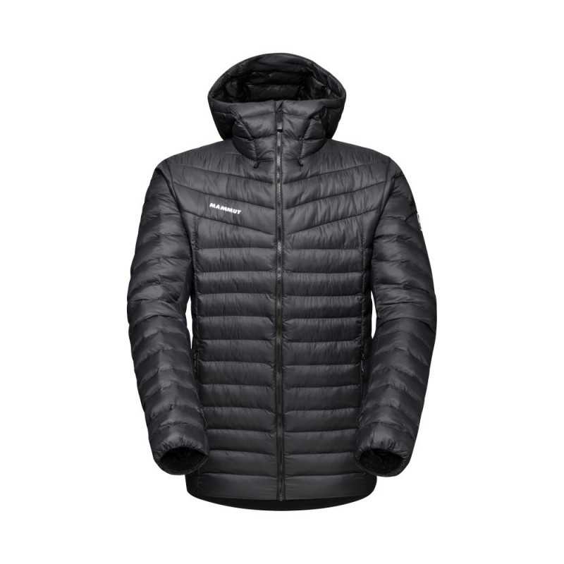 Mammut - Chaqueta con capucha Albula IN hombre Negro-Blanco