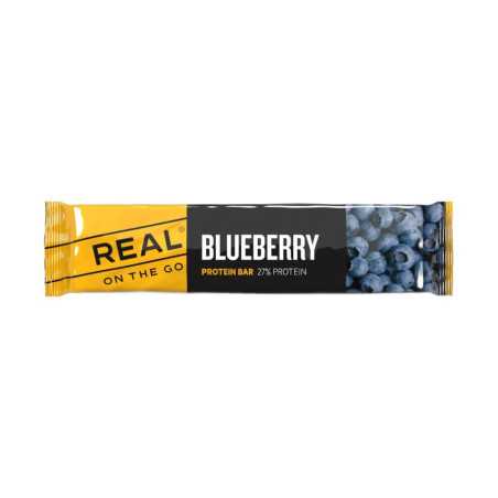 Acheter Real Turmat - Barre protéinée aux bleuets debout MountainGear360