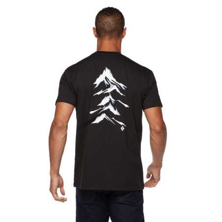 Buy Black Diamond - Peaks Tee Black, men's t-shirt up MountainGear360