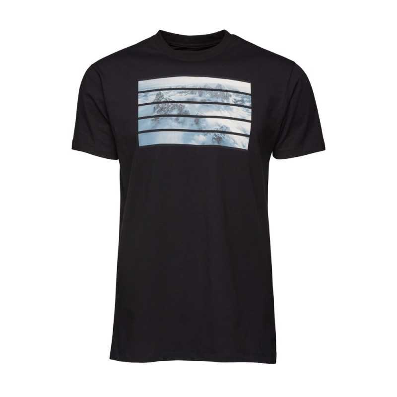 Black Diamond - Aerial View Tee Black, maglietta uomo