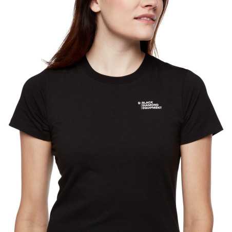 Black Diamond - Peaks Tee Black, t-shirt femme