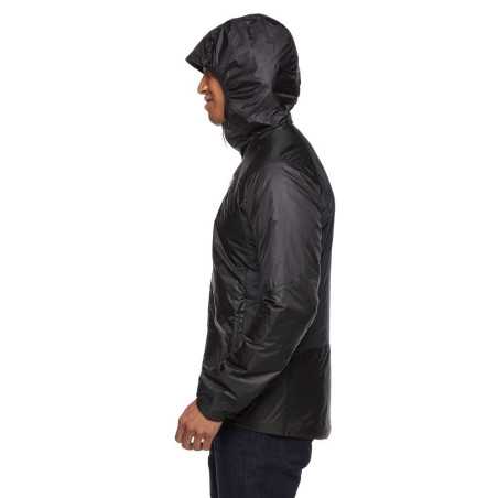 Buy Black Diamond - Vision Hybrid Hoody Black, men's jacket up MountainGear360