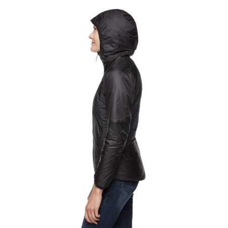 Black Diamond - Vision Hybrid Hoody Black, chaqueta mujer