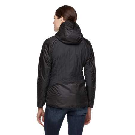 Black Diamond - Vision Hybrid Hoody Black, chaqueta mujer