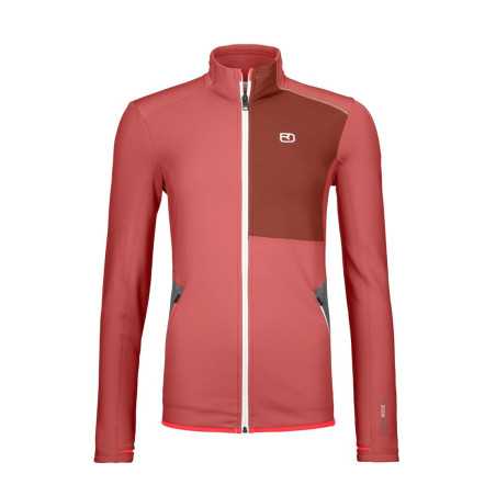 Buy Ortovox - Fleece Jacket woman blush, fleece jacket up MountainGear360