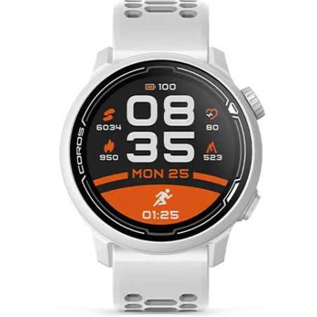 Comprar Coros - Pace 2 White Silicon, reloj deportivo con GPS arriba MountainGear360