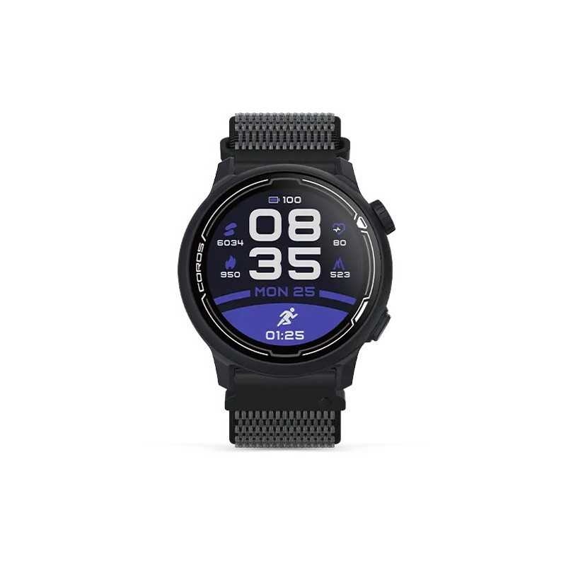 Comprar Coros - Pace 2 Black Nylon, reloj deportivo con GPS arriba MountainGear360