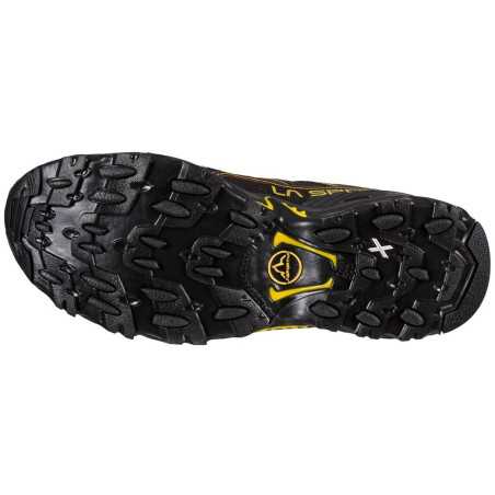 Acheter La Sportiva - Ultra Raptor II Noir / Jaune, chaussure de trail Running debout MountainGear360