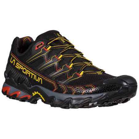 Acheter La Sportiva - Ultra Raptor II Noir / Jaune, chaussure de trail Running debout MountainGear360