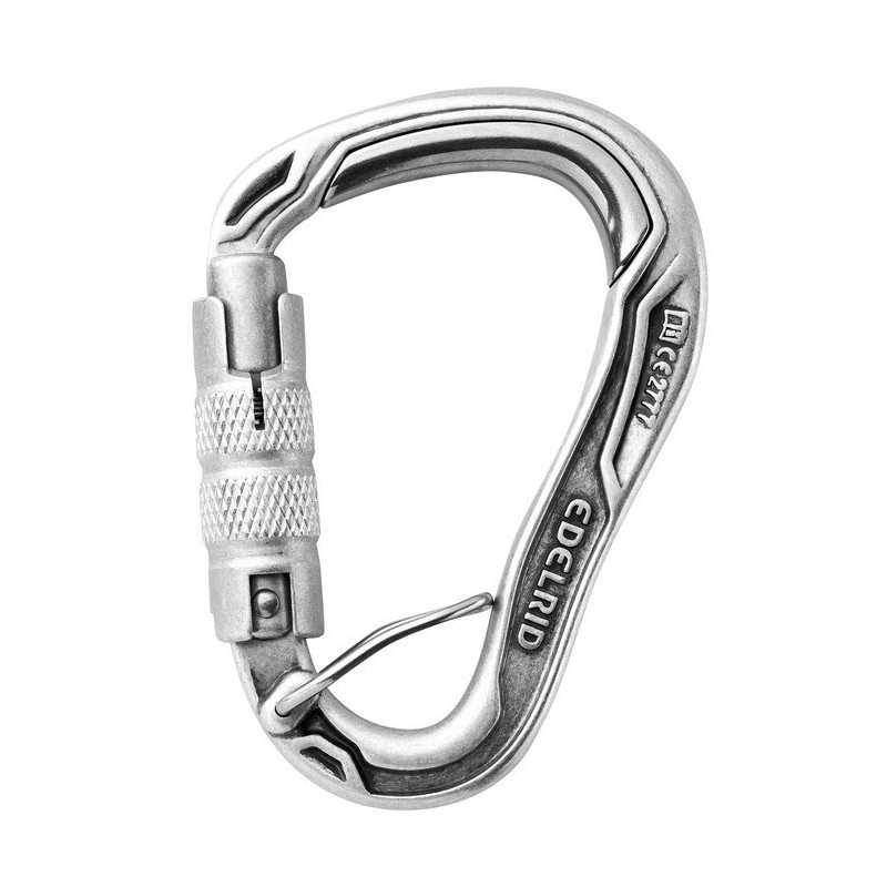 Edelrid - HMS Bulletproof Triple FG Eco, moschettone sicurezza