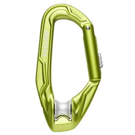 Edelrid - Axiom Slider, moschettone con carrucola