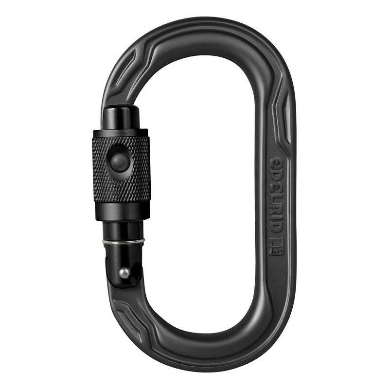 Edelrid - Oval Power 2500 permalock, moschettone ovale