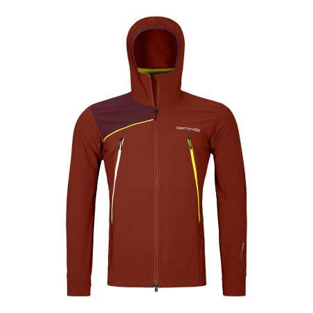 Acheter Ortovox - Pala Clay Orange, veste homme debout MountainGear360