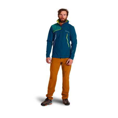 Acheter Ortovox - Pala Clay Orange, veste homme debout MountainGear360