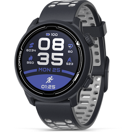 Comprar Coros - Pace 2 Black Silicon, reloj deportivo con GPS arriba MountainGear360