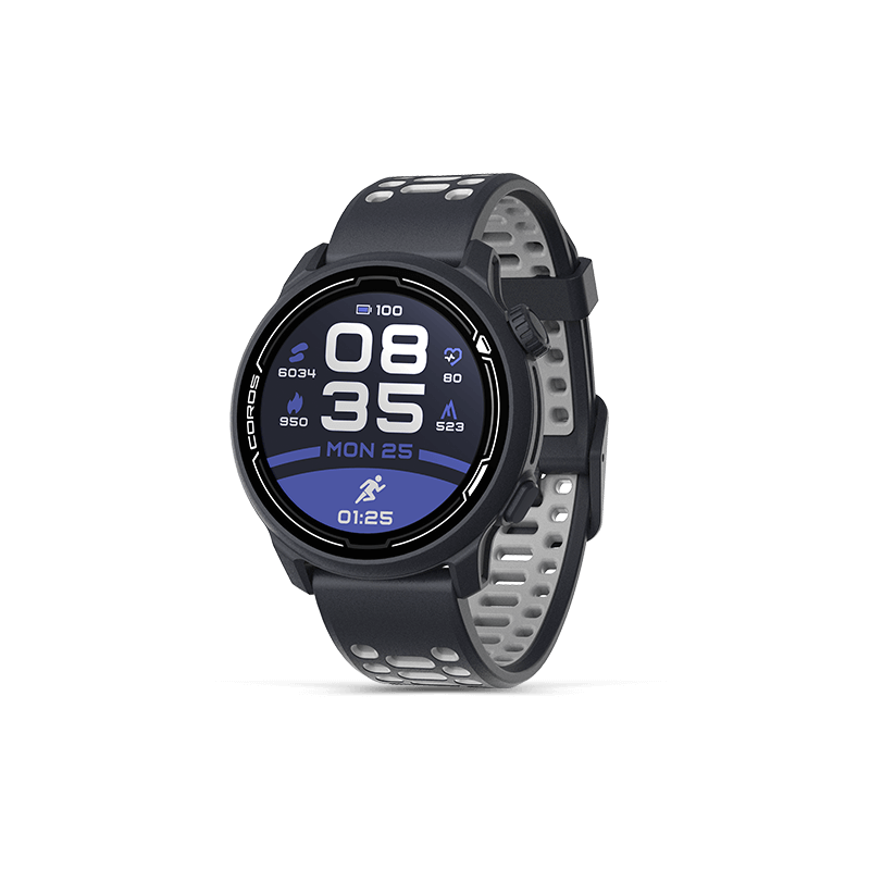 Coros - Pace 2 Black Silicon, montre de sport GPS