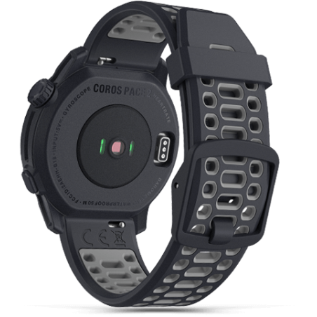 Coros - Pace 2 Black Silicon, reloj deportivo con GPS