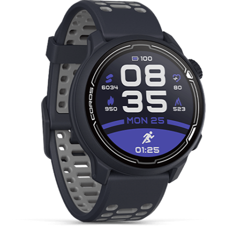 Coros - Pace 2 Black Silicon, montre de sport GPS