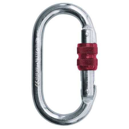 Camp - Oval Standard Lock, oval steel carabiner