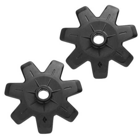 Black Diamond - Cestas para polvo, ruedas para postes de nieve
