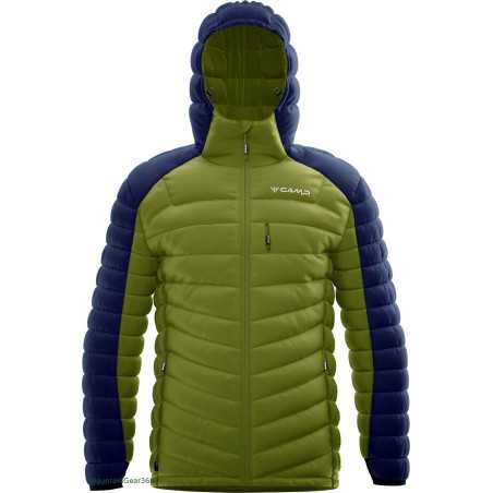 Buy Camp - Protection, Green / Blue man down jacket up MountainGear360
