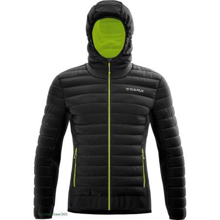 CAMP - Hybrid, Schwarz / Limette Herren-Daunenjacke