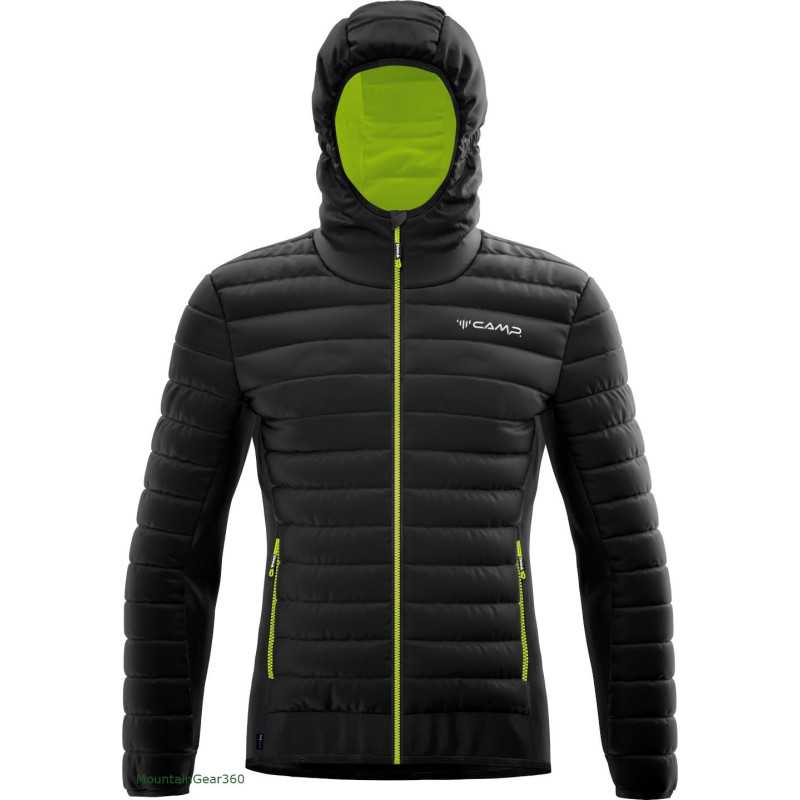 CAMP - Hybrid, piumino uomo Nero/Lime