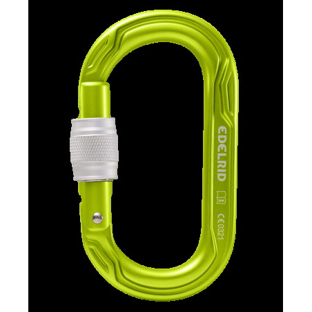 Edelrid - Oval Power 2500 Screw II, mousqueton ovale