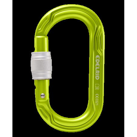 Edelrid - Oval Power 2500 Screw II, ovaler Karabiner