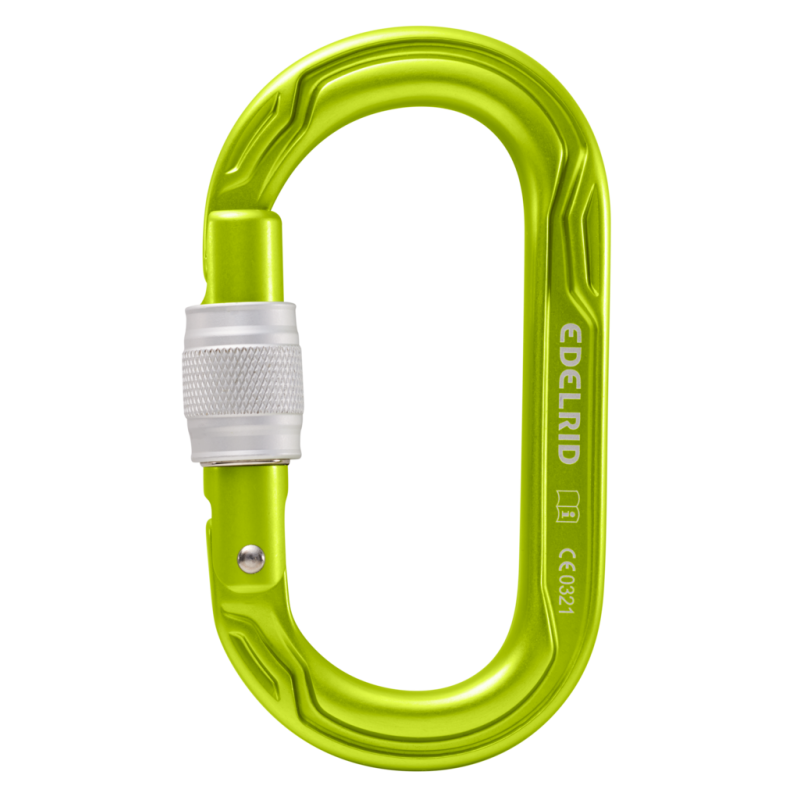 Edelrid - Oval Power 2500 Screw II, moschettone ovale