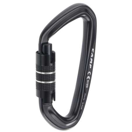 Petzl Vertigo Moschettone Wire-Lock Grigio