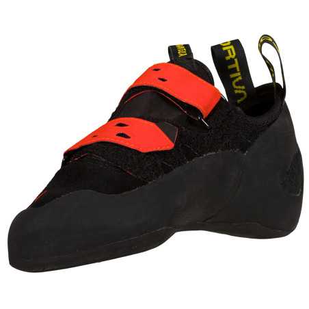 La Sportiva - Tarantula Black / Poppy, chausson d'escalade