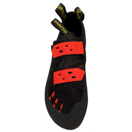 Buy La Sportiva - Tarantula Black / Poppy, climbing shoe up MountainGear360